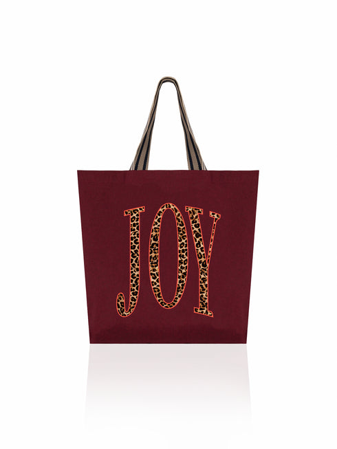 Canvas Tasche Denim Streifen Joy Leopard